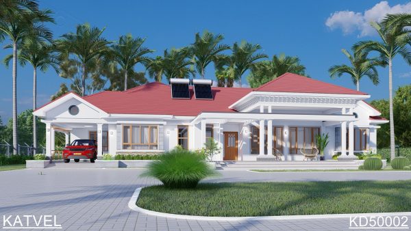 Katvel Designs 5 bedroom bungalow KD50002 house plan 03