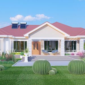 3 Bedroom Bungalow House Plan KD30001