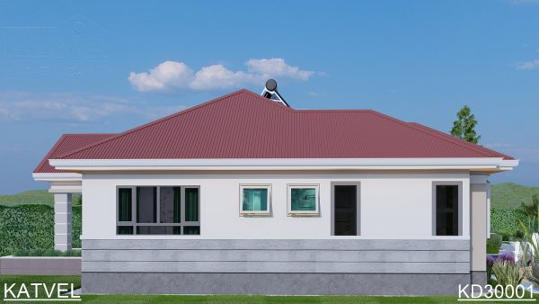 3 Bedroom Bungalow House Plan at https://katveldesigns.com