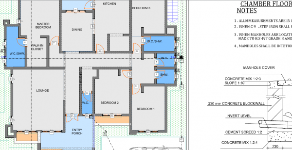 4 bedroom bungalow floor plan